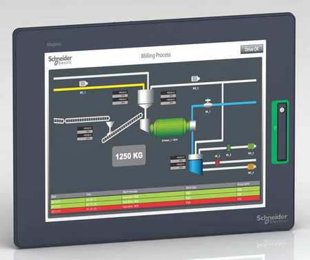 SCHNEIDER ELECTRIC Touch Panel, 12.1 in. TFT Color, 24VDC HMIDT642