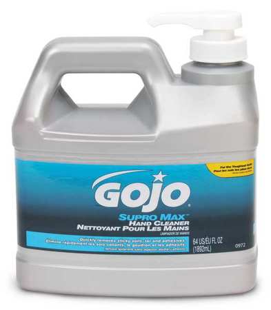 Gojo 1/2 gal. Liquid Hand Cleaner Pump Bottle, PK 4 0972-04