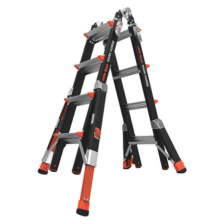 Little Giant Ladders Multipurpose Ladder, 90 Degrees  , Extension, Scaffold, Staircase, Stepladder Configuration, 15 ft 15147-801