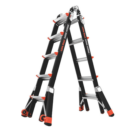 Little Giant Ladders Multipurpose Ladder, 90 Degrees  , Extension, Scaffold, Staircase, Stepladder Configuration, 19 ft 15145-801