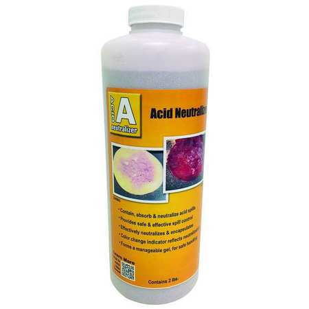 ZORO SELECT Acid Neutralizer, 1 qt, Bttl, Granular, PK10 ACID2-10
