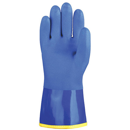 ANSELL 10" Chemical Resistant Gloves, PVC, 9, 1 PR 23-202