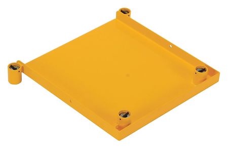 ZORO SELECT Roll Out Base, Yellow, 30 and 55 gal. MTC-RB