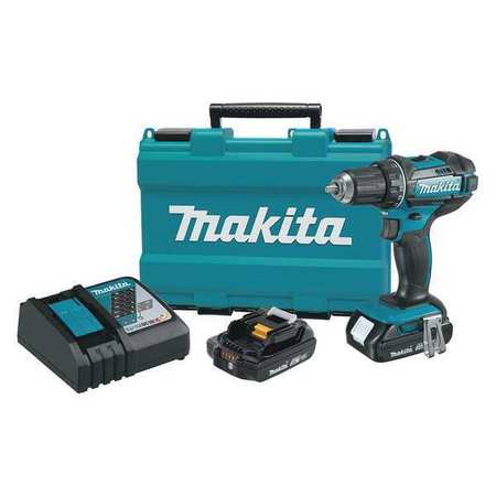 Makita 1/2 in, 18V DC Cordless Drill, Battery Included XFD10R