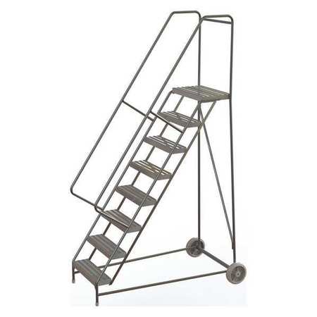 Tri-Arc 112 in H Aluminum Wheelbarrow Ladder, 8 Steps, 350 lb Load Capacity WLARTR108244