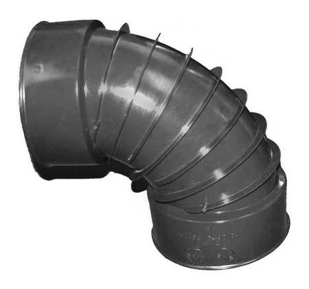Advanced Drainage Systems Corrugated Drain Elbow, 6 in. L, Single 0490AA