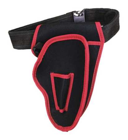 Bn Products Usa Tool Pouch, Tool Holster, Black/Red, Nylon, 2 Pockets BNH-40-HOLSTER