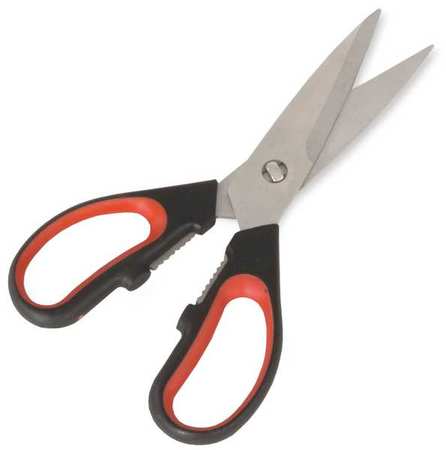 CRESTWARE Kitchen Shears, Ambidextrous, 7-1/2 in. L KN12