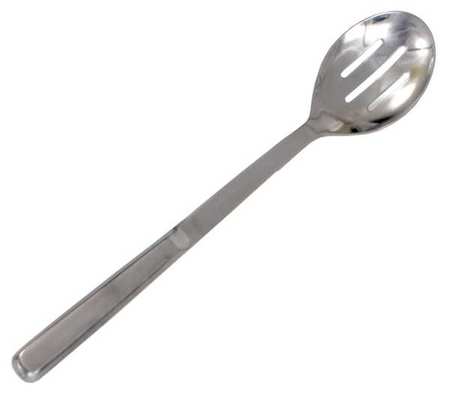 Crestware Slotted Spoon, Stainless Steel, 12 in. L BUF3