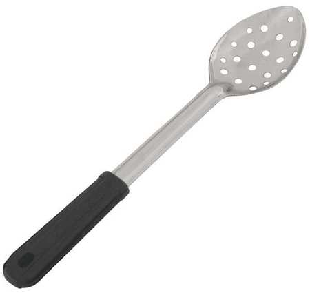 CRESTWARE Perforated Basting Spoon, Black, 15 in. L PHS15P