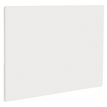 Crestware Cutting Board, 18 in.L, White, Polyethylene PCB1218