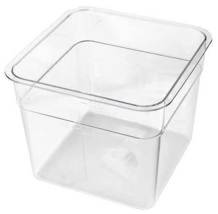 CRESTWARE Round Storage Container, Clear, 7-1/4 SQC4