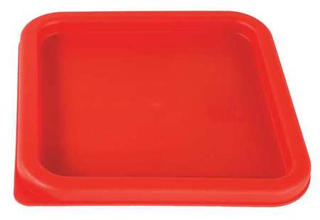 Crestware Square Storage Container Lid, Red SQCL68