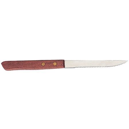CRESTWARE Steak Knife, 4-9/64 in.L, Pointed Tip, PK12 SKPW1