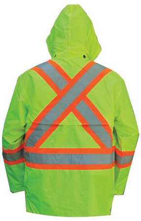 Viking Open Road Hi-Vis 150D Jkt Green 6323JG-XXL