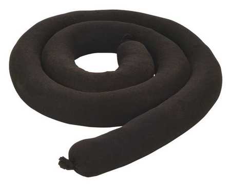 PIG Filter Sock, Black, 10 ft. Lx5 in. W FLT718