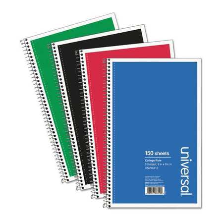 UNIVERSAL ONE Writing Pad, College, 6x9-1/2in, 15 lb. UNV66410