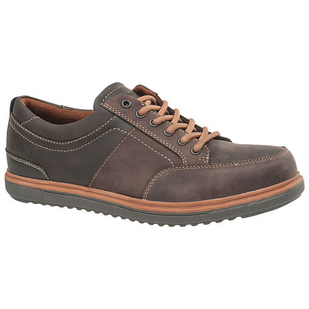 FLORSHEIM Size 9 Men's Oxford Shoe Steel Work Shoe, Brown FS2600