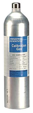 INDUSTRIAL SCIENTIFIC Calibration Gas, Carbon Monoxide, 34L 18100701