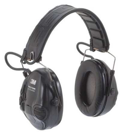 3M Tactical Headset, Over the Head, Black 93407