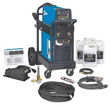 Miller Electric Tig Welder, Dynasty 210 Series, 120 to 480V AC, 210 Max. Output Amps, 210A @ 18V Rated Output 951666