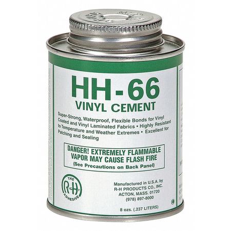 PIG Vinyl Cement, Clear, 3-3/4in.Hx2 5/8in. W PTY105