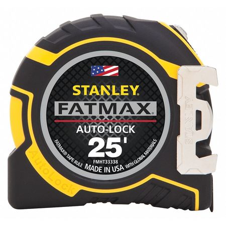 STANLEY 25 ft Tape Measure, 1 1/4 in Blade FMHT33338L