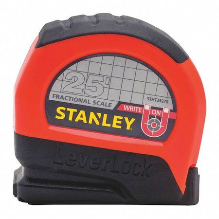 Stanley 25 ft Tape Measure, 1 in Blade STHT33270