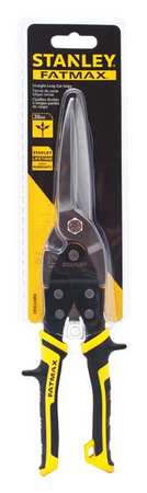 Stanley Cut Snip, Straight, 11 1/2 in, Chromium Vanadium FMHT73561