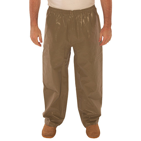 TINGLEY Magnaprene Flame Resistant Rain Pants, Tan, XL P12008