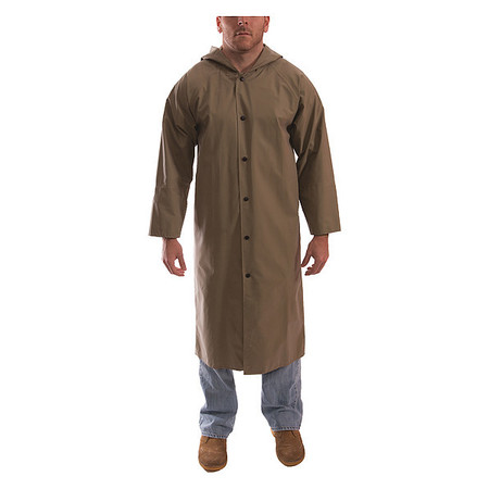 TINGLEY Magnaprene Flame Resistant Rain Coat, Tan, XL C12148