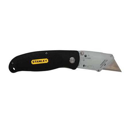 Stanley Folding Retractable Clip-Point Utility Knife (Black) STHT10169
