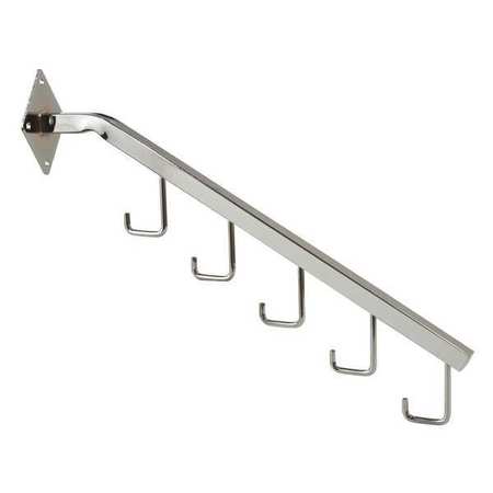 ECONOCO Add-On Hook Waterfall 18"L, Chrome, 24PK TB/5H