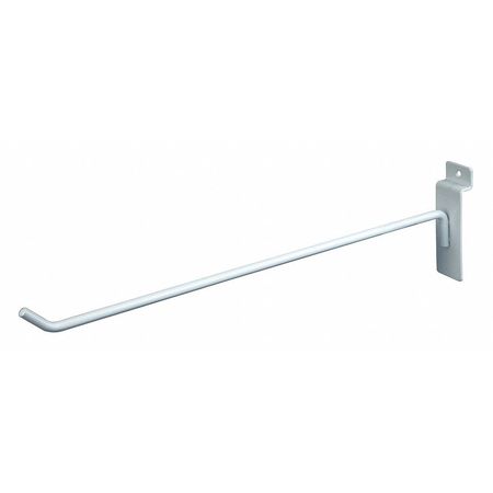 Econoco Semi-Gloss Hook 12", White, 96PK EWH/H12