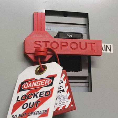 STOPOUT Circuit Breaker Lockout, 277/480/600V AC, 1 Poles KDD280