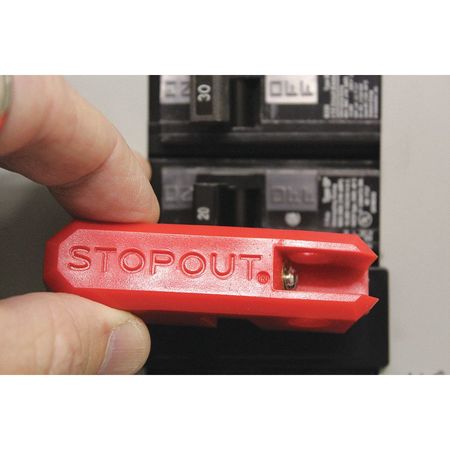 STOPOUT Circuit Breaker Lockout, 120/240V AC, 1 Poles KDD170