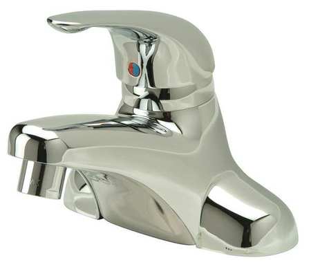 ZURN Lever Handle 4" Mount, 2 Hole Low Arc Bathroom Faucet, Polished chrome Z7440-XL-FC