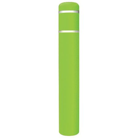 ZORO SELECT Post Sleeve, 7 In Dia., 72 In H, Lime Green CL1386L72