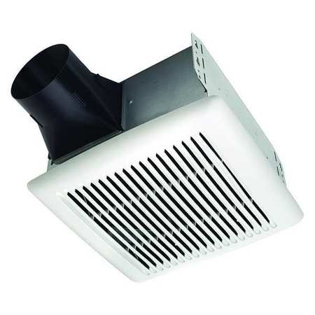 Broan Ceiling Bathroom Fan, 50 cfm cfm, 4 in Duct Dia., 120V AC, Energy Star® Certified AE50