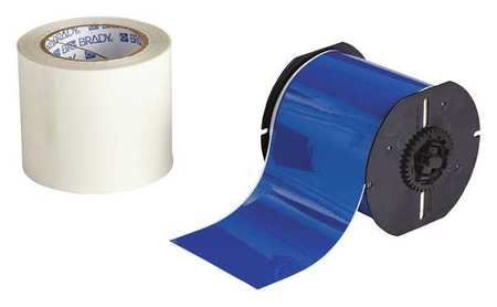 BRADY Label Tape Cartridge, Blue, Labels/Roll: Continuous B30C-4000-483BL-KT