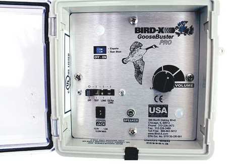 Bird-X Electronic Goose Repeller, Cov. 1.5 acres GB-1