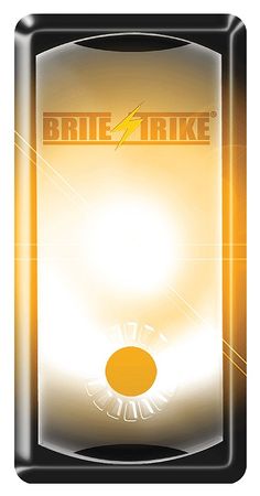 BRITE-STRIKE Tactical Hands Free Light, LED, Silvr, PK10 APALS 10PK-AMB