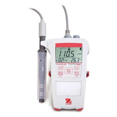 Ohaus Conductivity Meter, Automatic, 3 Point ST300C