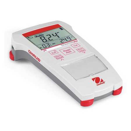 OHAUS pH Meter, LCD, 30 Data Sets ST300-B