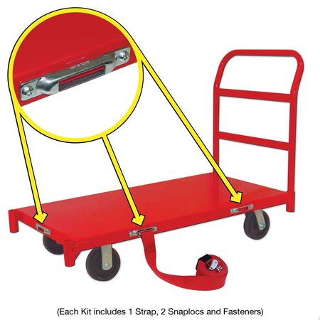 Snap-Loc Platform Cart Strap Anchor Kit with Cam SLCCSAKWC