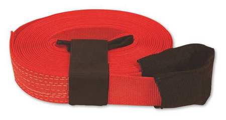 Snap-Loc Tow Strap, 3333 lb. WLL, 2 in. W, Red SLTT230K10R