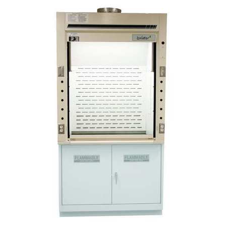 INSTOCK Fume Hood, 57-1/4" H, 48" W, Pearl White GRF-350-48G7