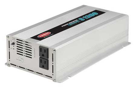 TUNDRA Power Inverter, Pure Sine Wave, 2,400 W Peak, 1,200 W Continuous, 2 Outlets S1200