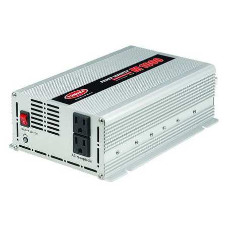 TUNDRA Power Inverter, Modified Sine Wave, 2,000 W Peak, 1,000 W Continuous, 2 Outlets M1000