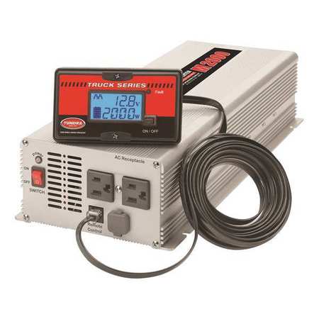 TUNDRA Power Inverter, Modified Sine Wave, 4,000 W Peak, 2,000 W Continuous, 2 Outlets M2000